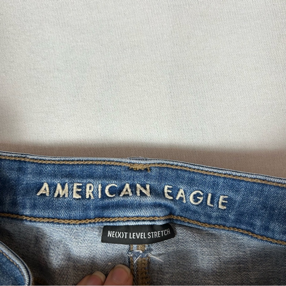 American Eagle Hi Rise Jegging Women’s 4 Short Next Level Stretch High Rise Jean - Picture 5 of 13